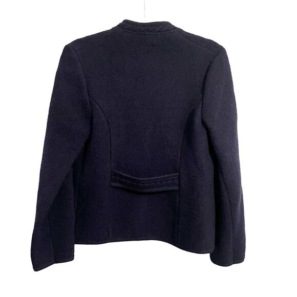 Steinbock Austria Sport Wool Jacket Coat Vintage Navy Blue Women's Size 40 / M - Picture 4 of 6